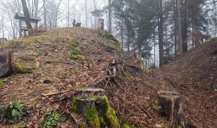 Burgstall auf dem Schlosshügel, Germany
